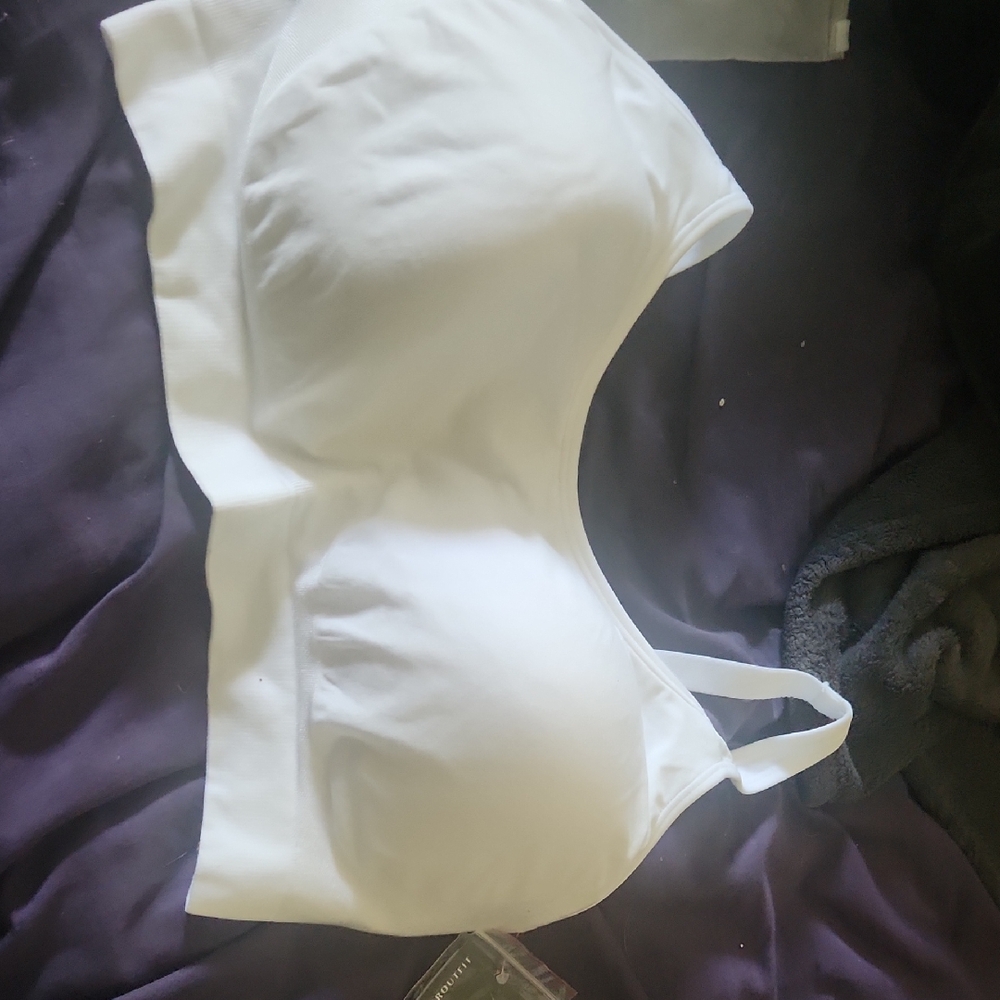 Elegant White Seamless Bra